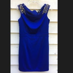 ASOS NWT! "Little Mistress" Blue shift dress, Sz10